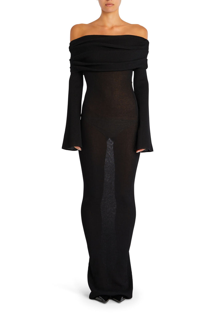Galleria Rib Knit Maxi Dress – SEROYA