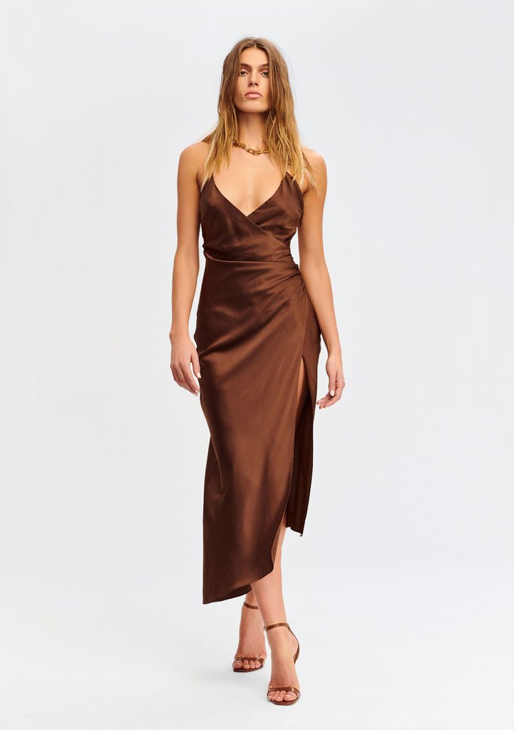 Emma Silk Dress – SEROYA NYC
