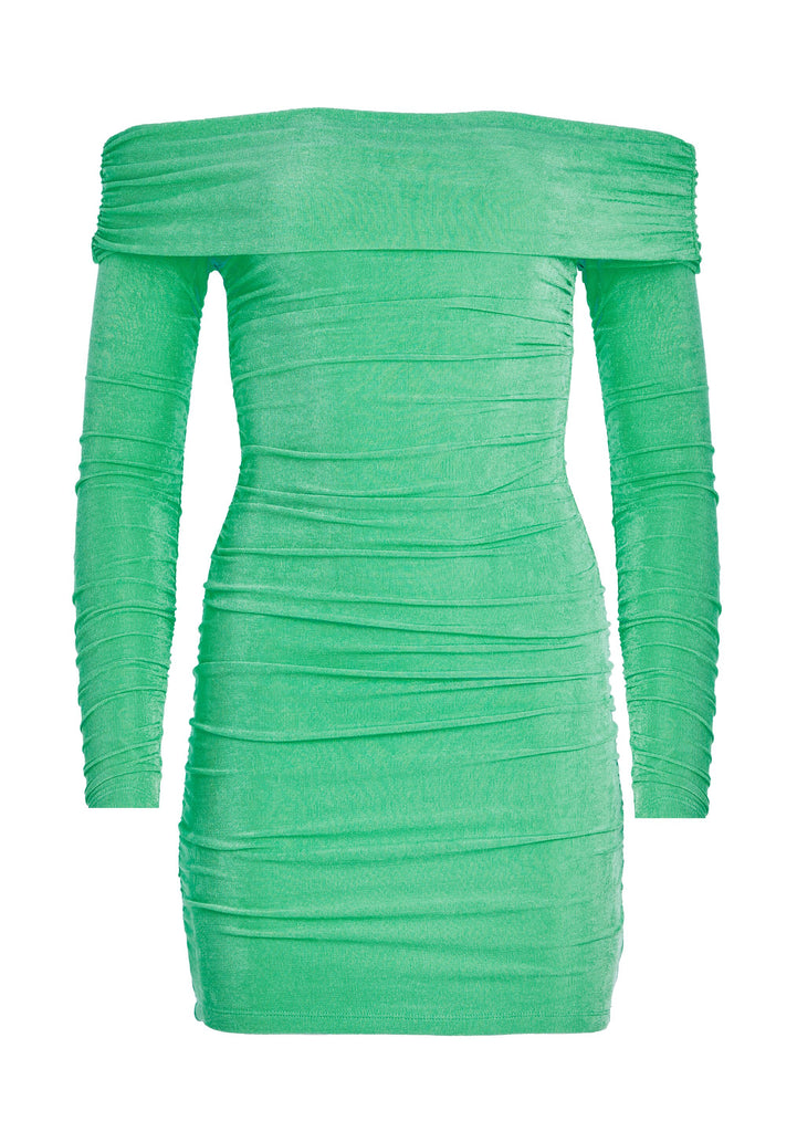 ワンピース Airy volume sleeve dress pistachio Ecommerce_Crop-23-10-