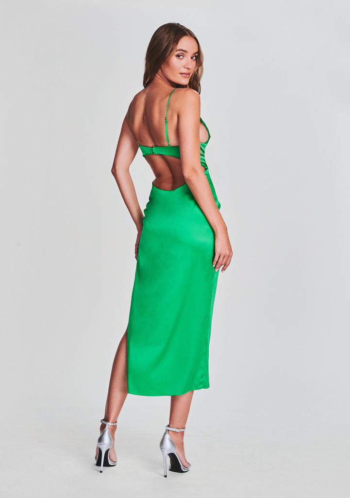 jamila corset dress Jamila Silk Corset Dress Retrofete