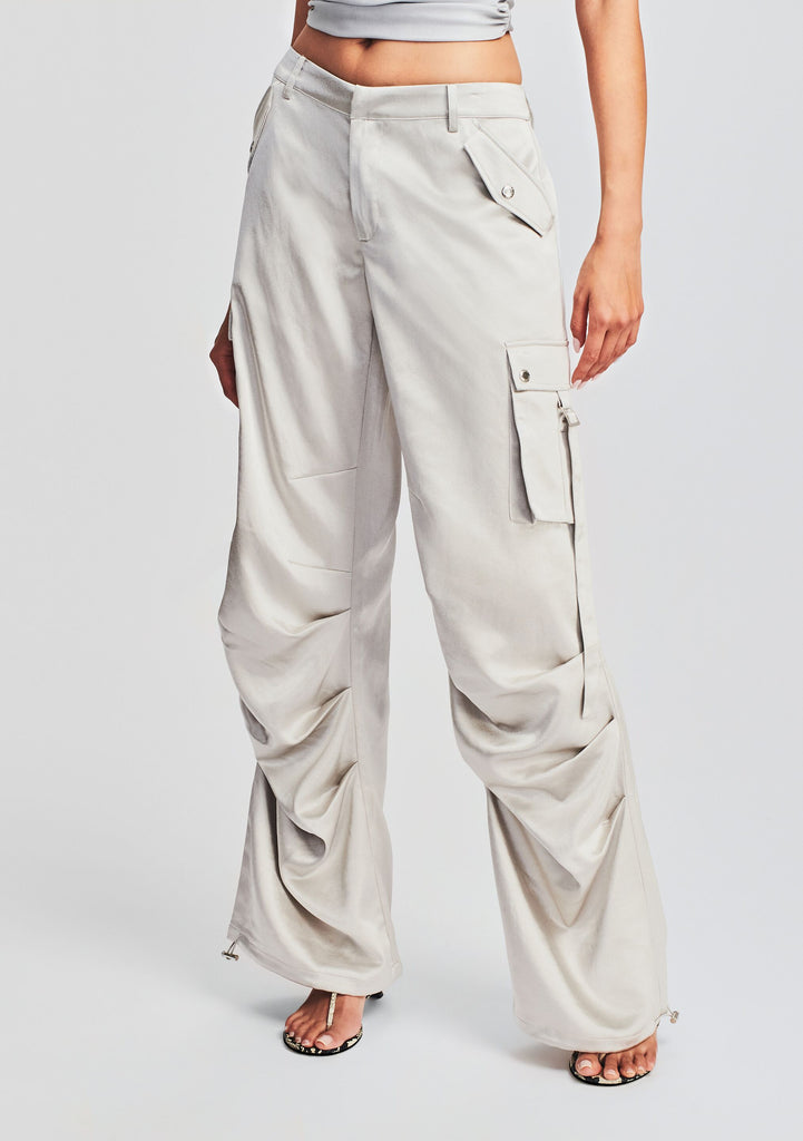 Lai Satin Cargo Pant – SEROYA NYC