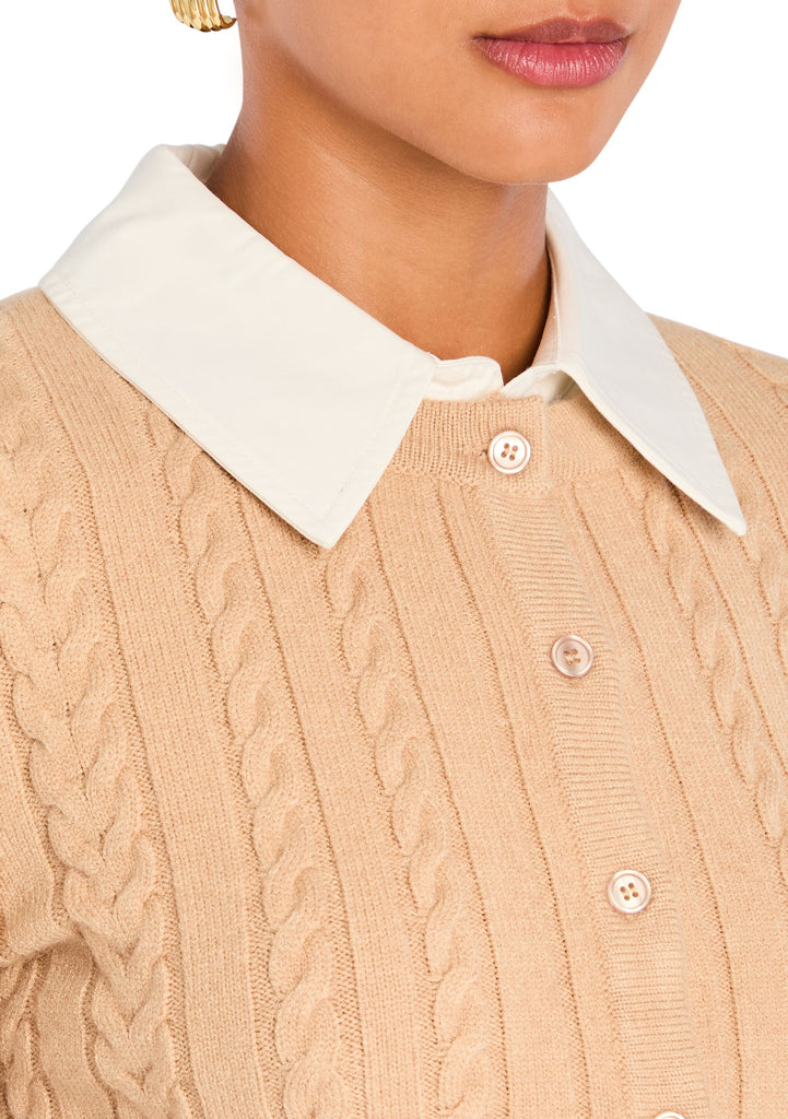 Eloise Cable Knit Cardigan – SER.O.YA