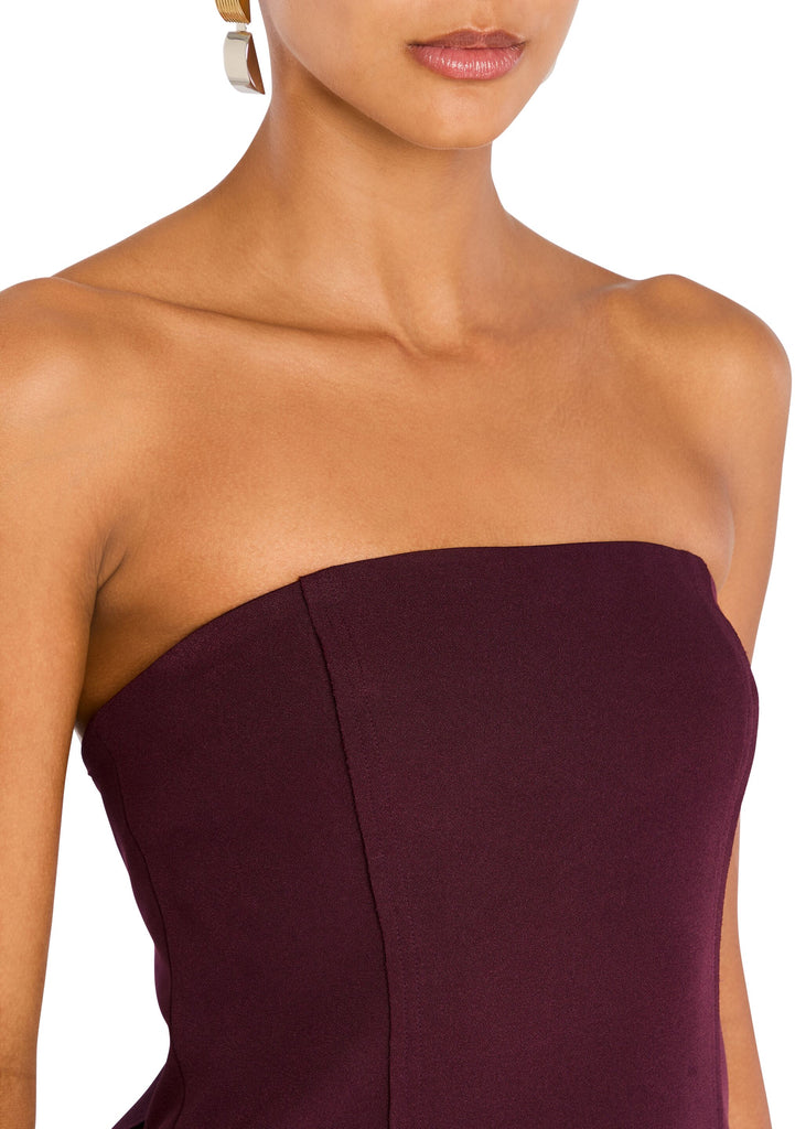 Poppi Heavy Crepe Strapless Mini Dress – SER.O.YA
