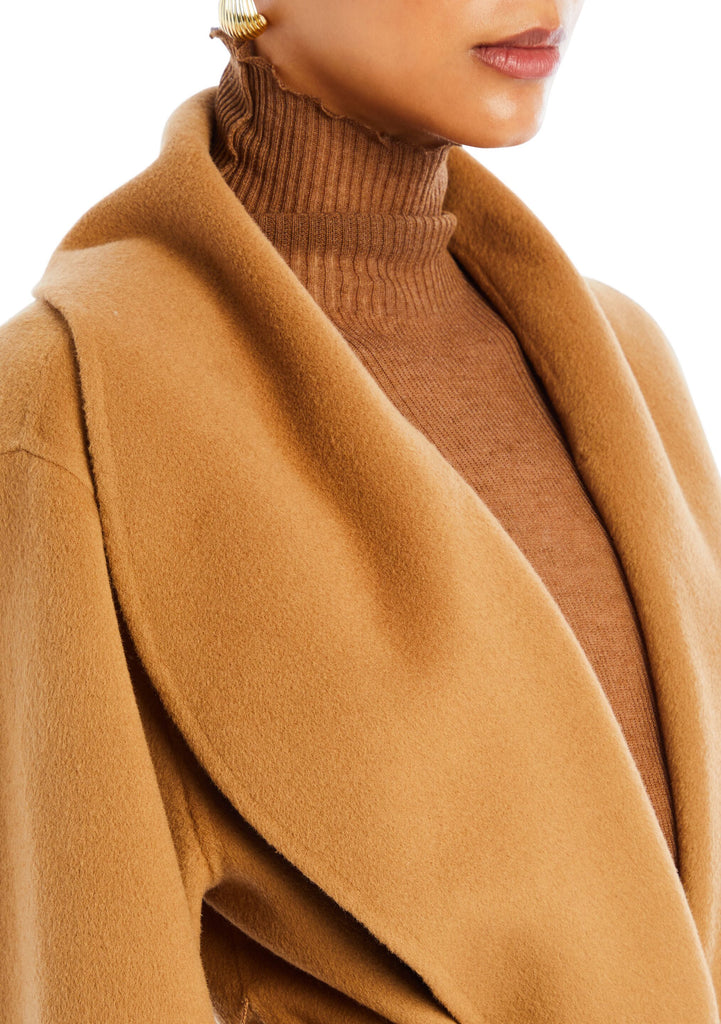 ダルDhal Shetland-Wool sarge Boiled Coat