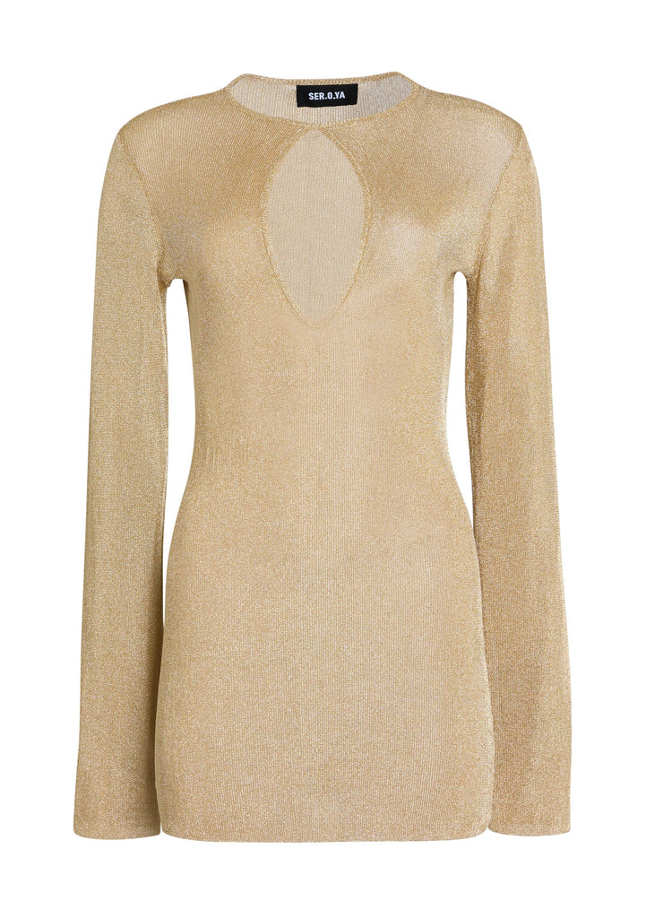 贅沢品 Emeri Metallic Knit Mini Dress – SER.O.YA その他