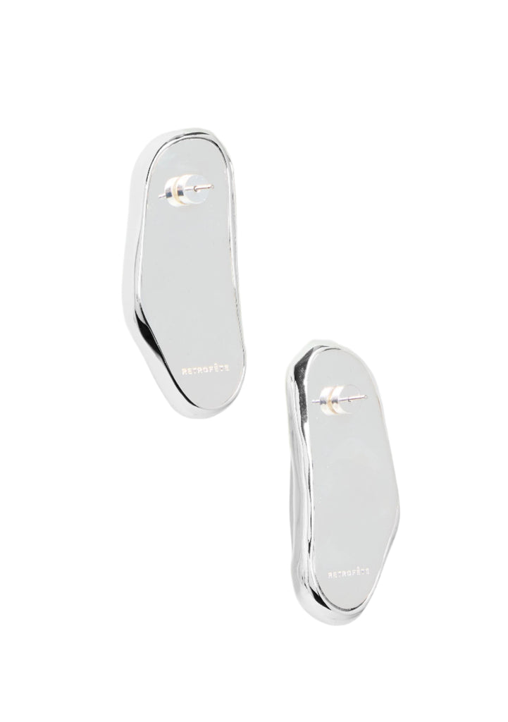 HYERES LOR☆souvenir silver twist chunky one-touch earring 正規品【HYERES LOR】Souvenir Twist Onetouch Earring (M)