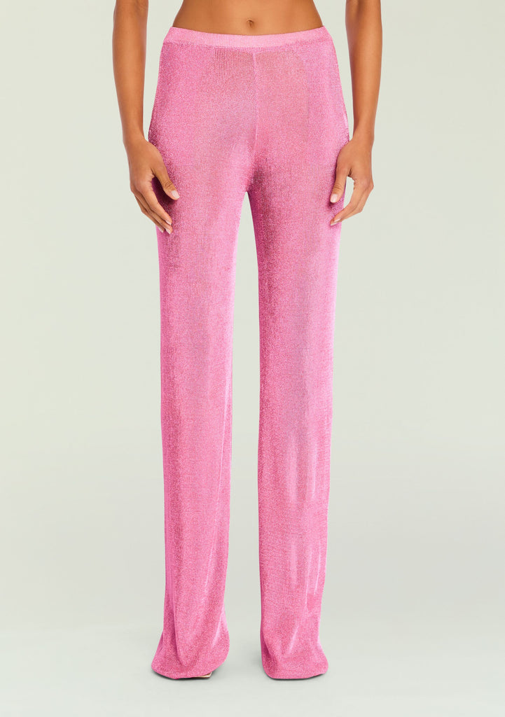 【pellicule】rose metro pants Sheldon Metallic Knit Pant – SEROYA