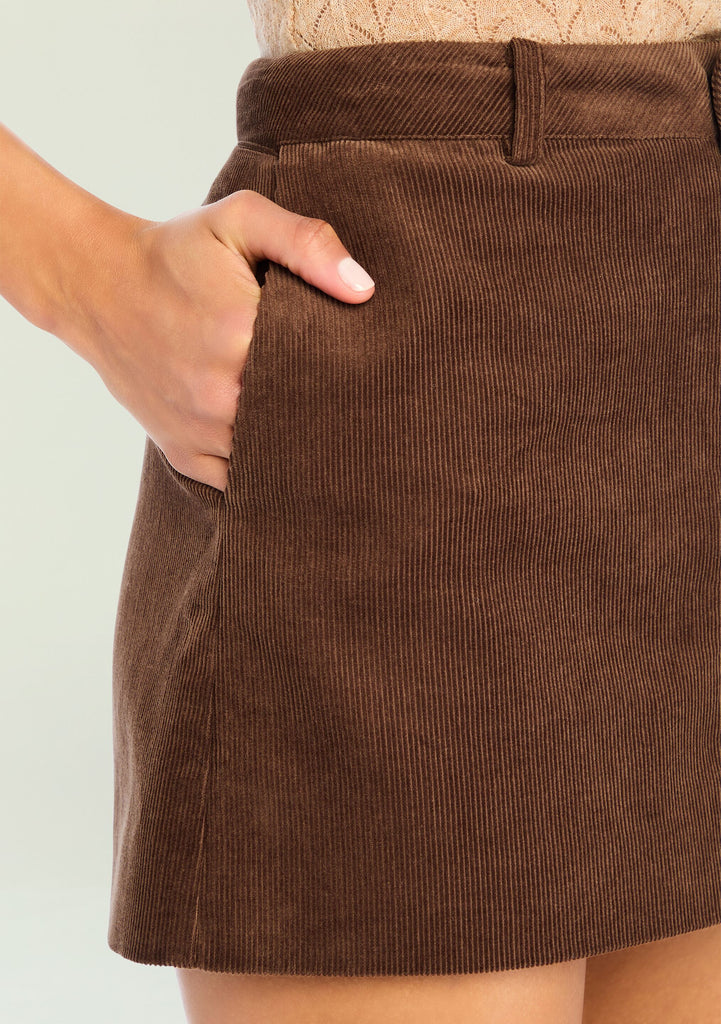 Azalea Corduroy Mini Skirt – SEROYA
