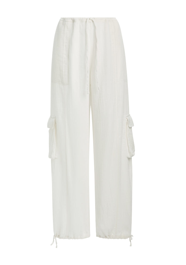 パンツ hyacyn PANTS CARGO SEVAR ROF WHITE DIRTY ラスト1点】HYACYN / PANTS SEVAR ROF / WHITE DIRTY |