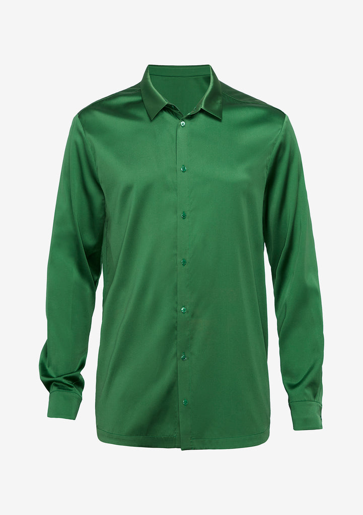 【yo BIOTOP】Silk collar shirt yo biotop silk collar shirt