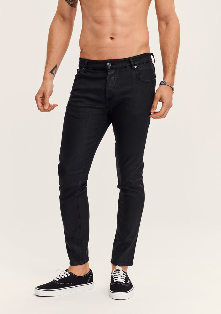 Nate Skinny Coated Denim Jean – SER.O.YA