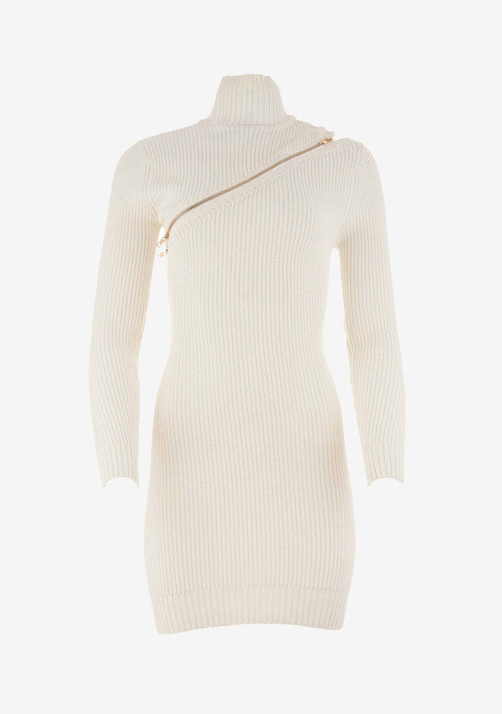 ワンピース THE SHISHIKUI Alpaca knit dress White ALPACA KNIT DRESS / WHITE THE SHISHIKUI