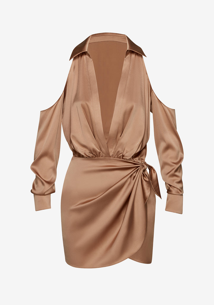 shea mini dress Shea Silk Dress – SEROYA