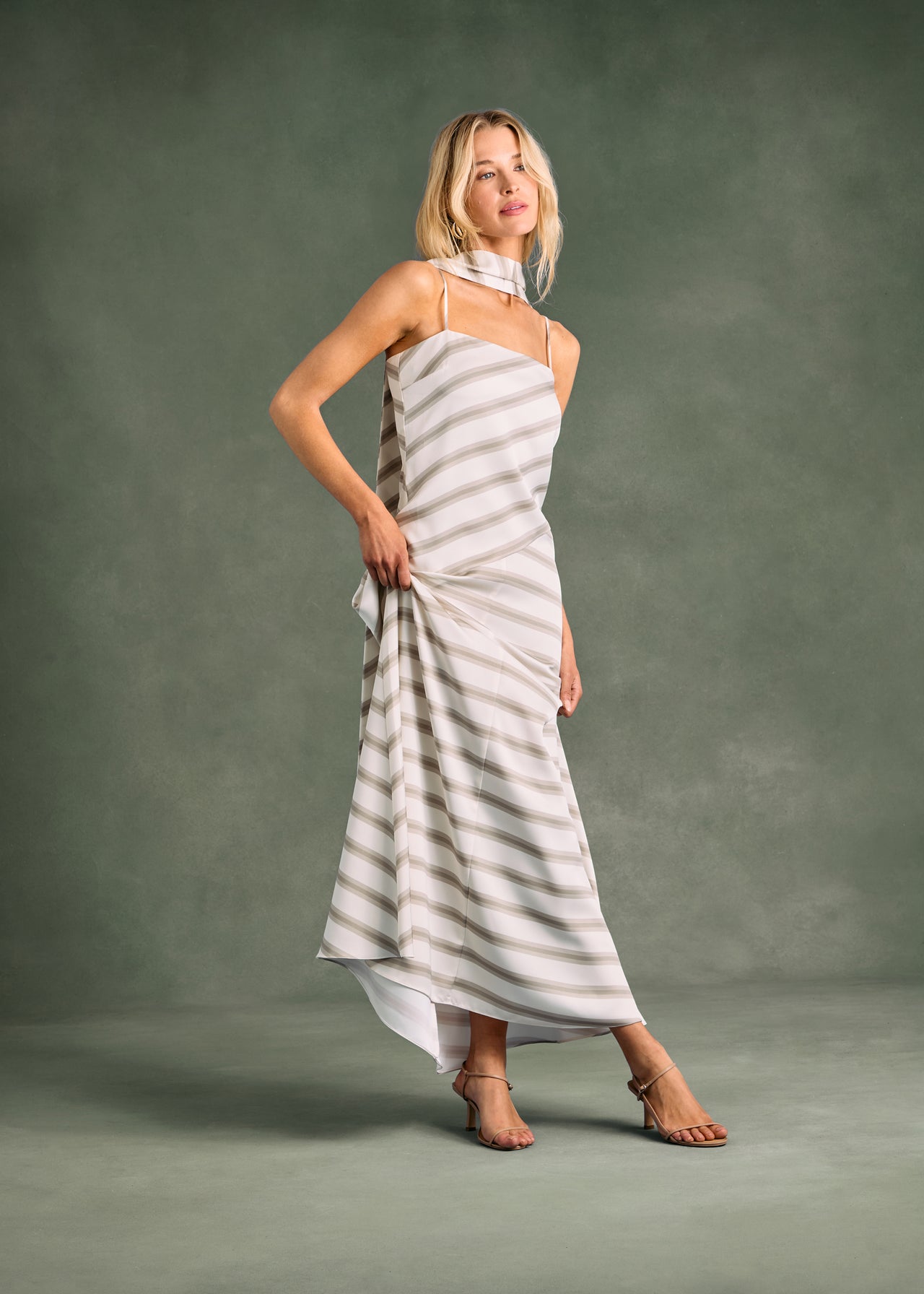 kaia silk midi dress Kaia Satin Maxi Dress – SEROYA