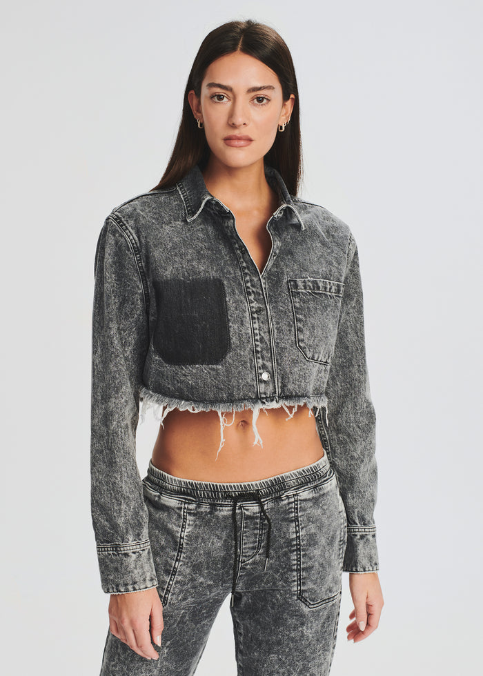 Ivy Cropped Denim Jacket