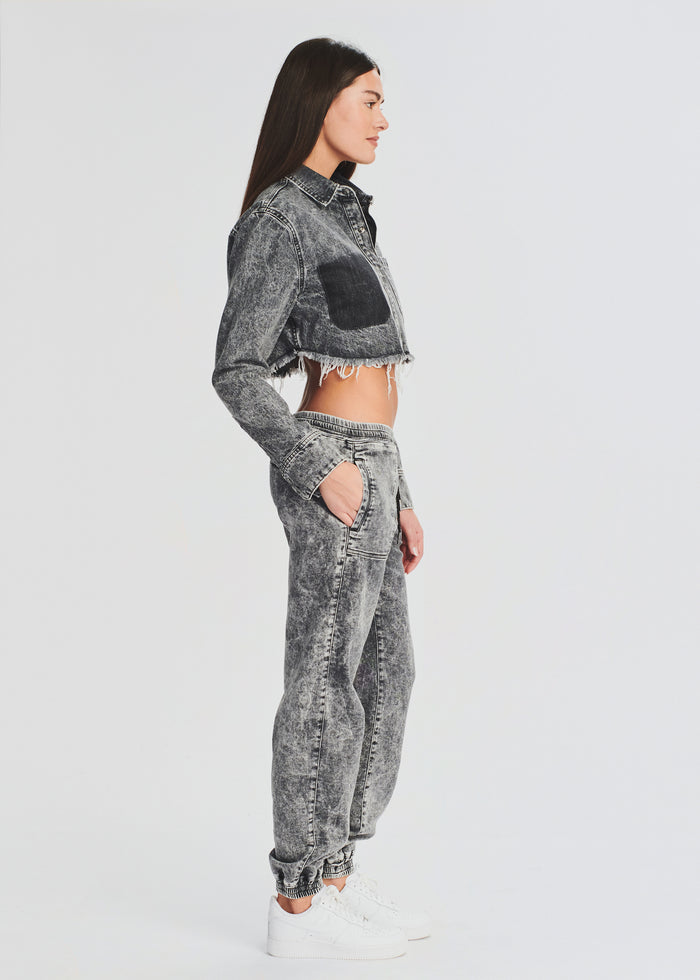 Ivy Cropped Denim Jacket