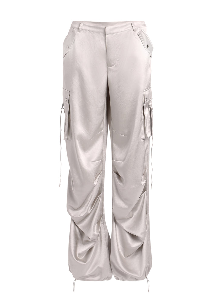 Lai Satin Cargo Pant