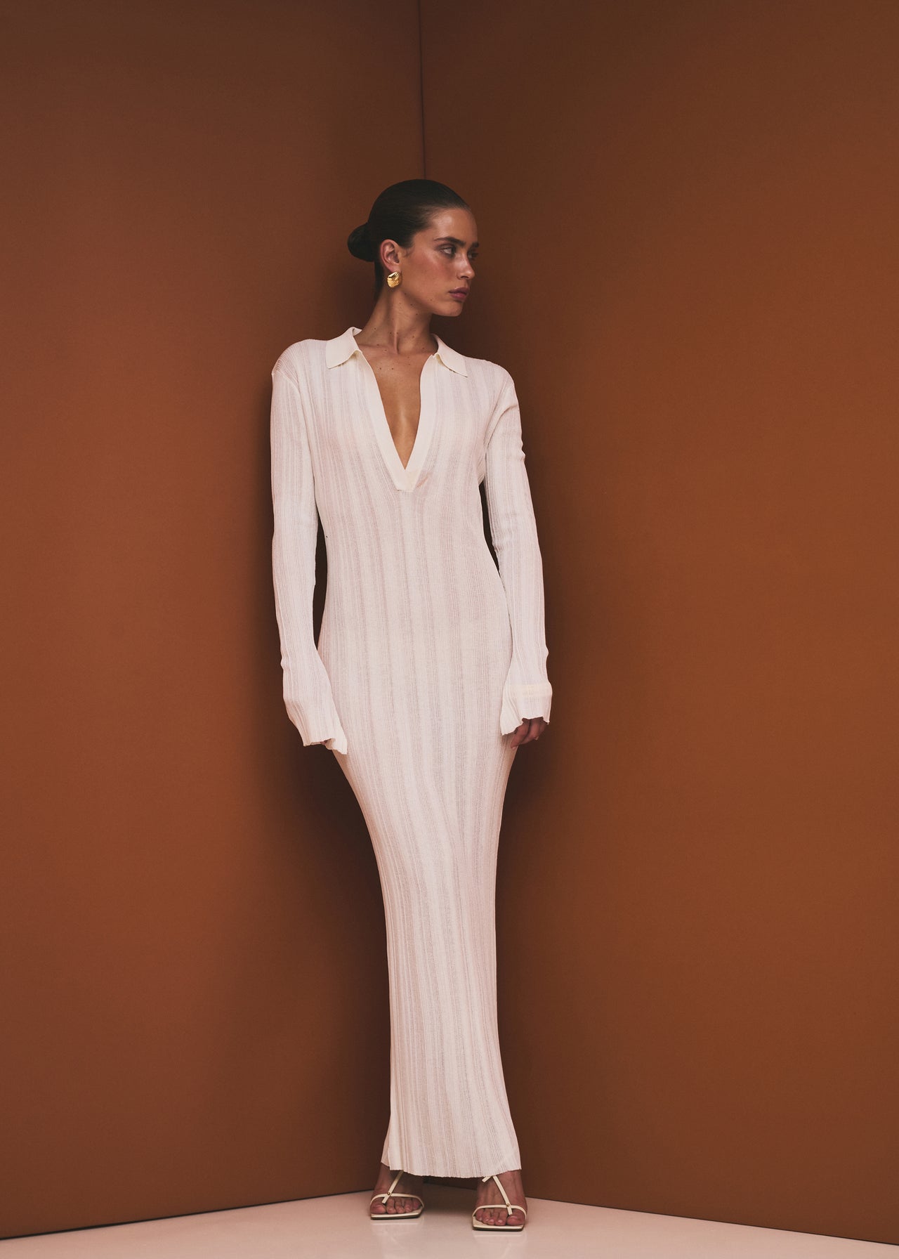 Azula Rib Knit Maxi Dress SEROYA Azula Rib Knit Maxi Dress SEROYA