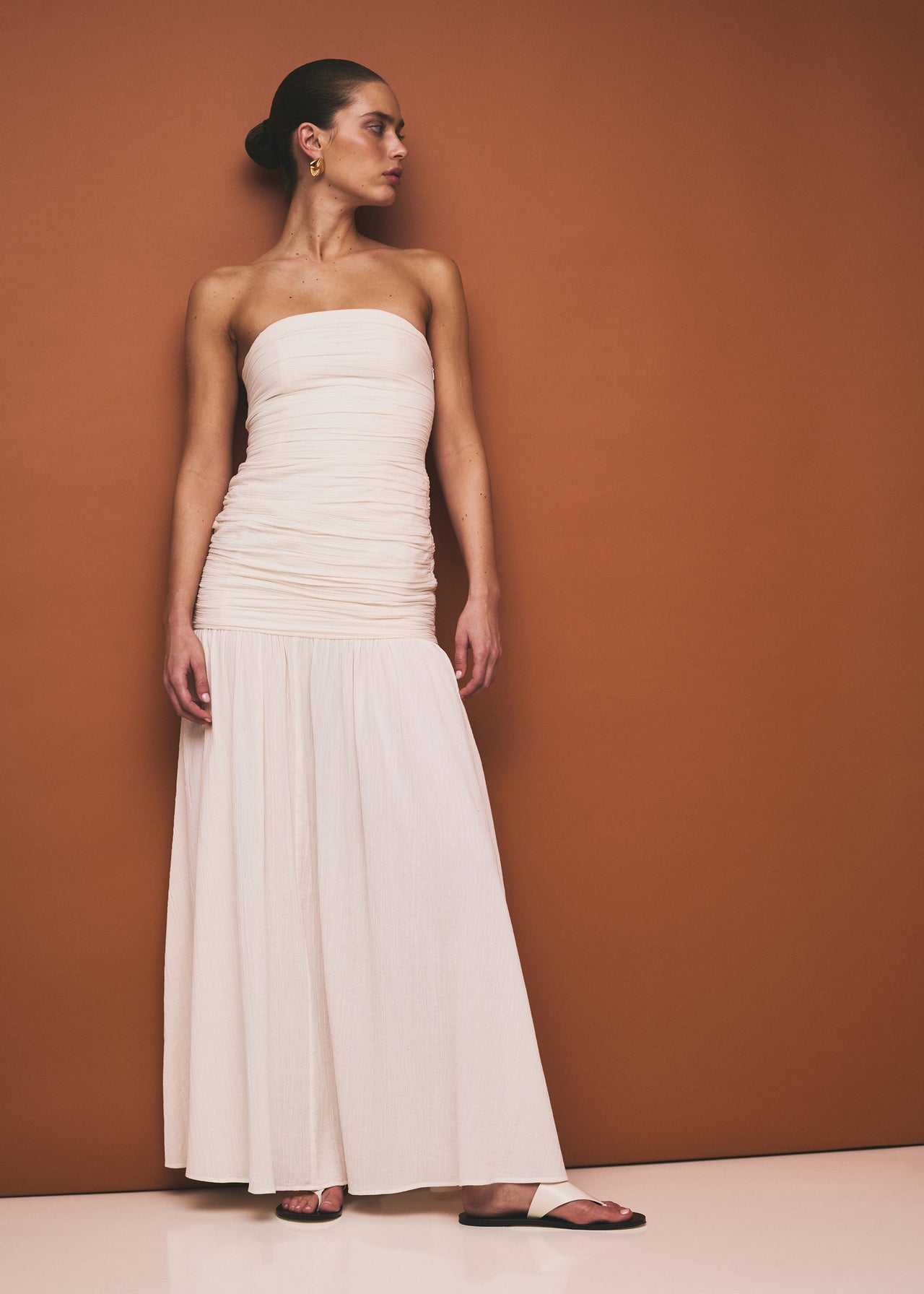 Gardenia Drop Waist Maxi Dress SEROYA Gardenia Drop Waist Maxi Dress SEROYA