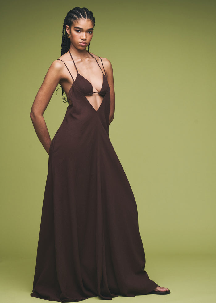 Deesee Linen Maxi Dress