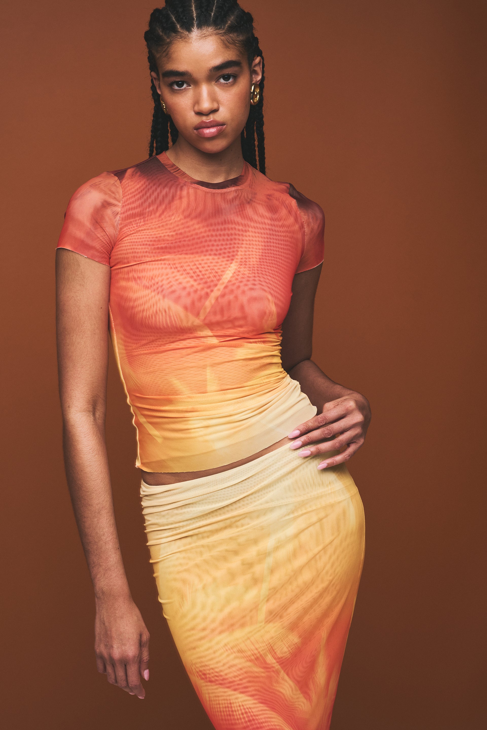 Kate Mesh Baby Tee – SER.O.YA