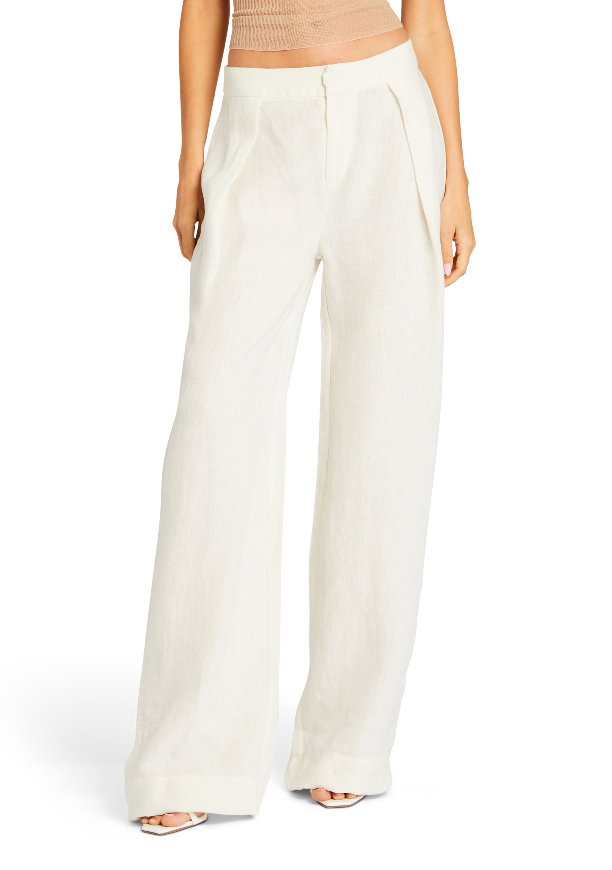 Myrtle Linen Pleated Pant – SEROYA
