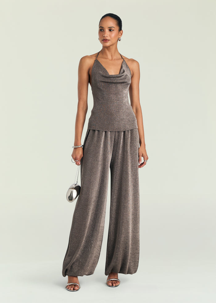 Esmerelda Metallic Knit Top