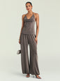 Esmerelda Metallic Knit Pant thumbnail image 2 of 5