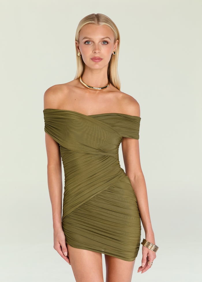 Deniz Mesh Mini Dress