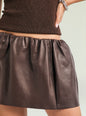 Kaitlin Leather Skirt thumbnail image 3 of 5