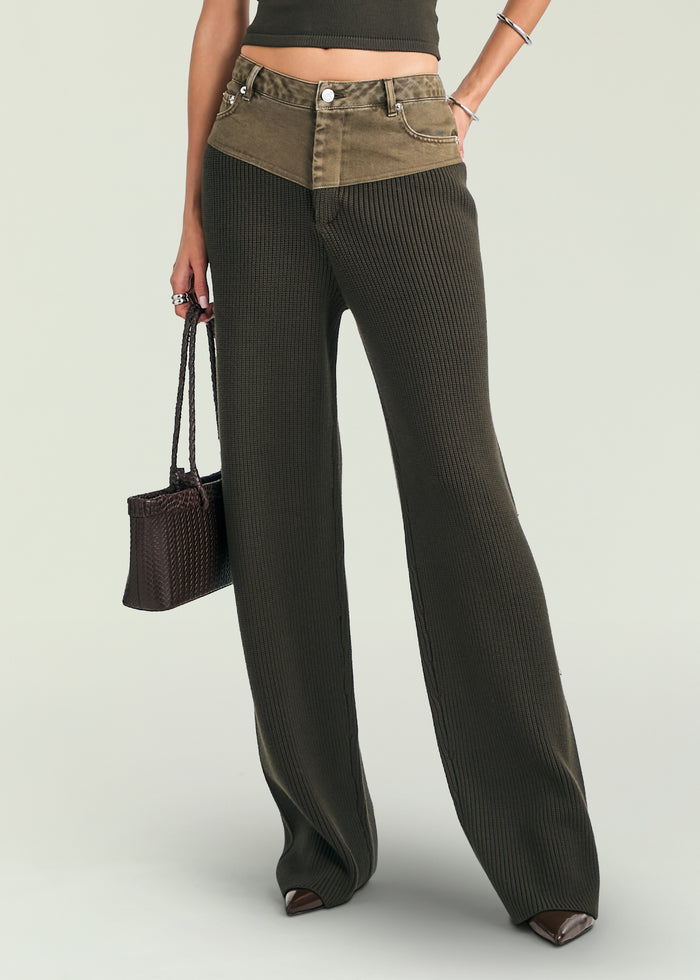 Chani Knit Denim Pant