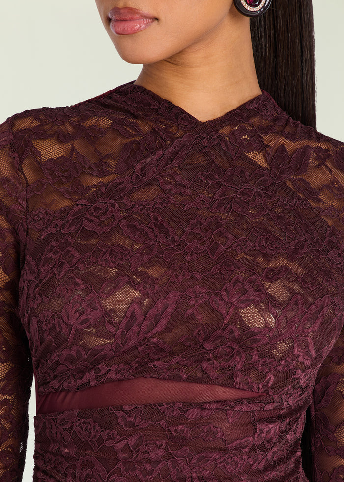 Moxey Ruched Mini Dress image 2 of 5