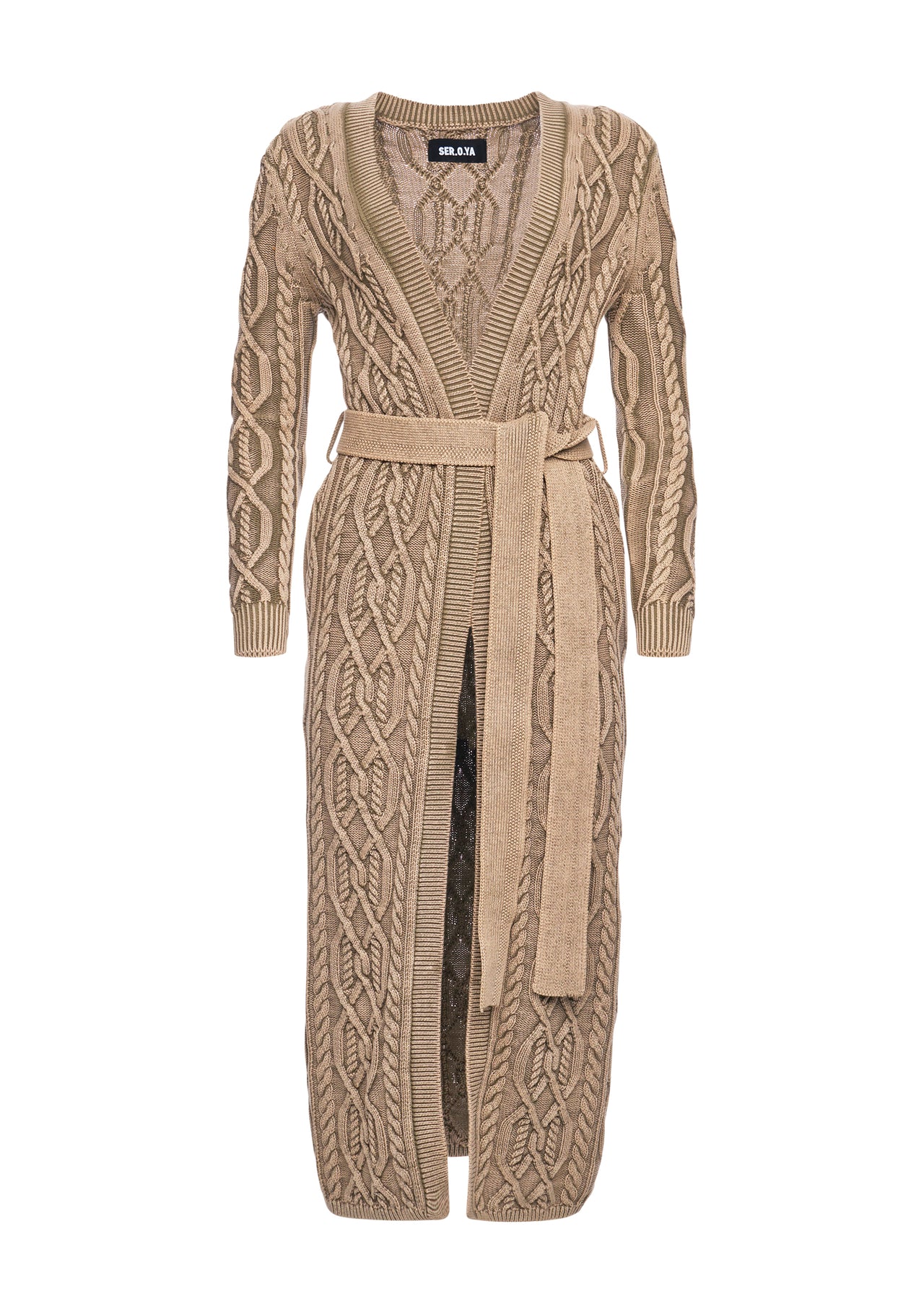 Adaline Cable Knit Cardigan SEROYA Adaline Cable Knit Cardigan SEROYA