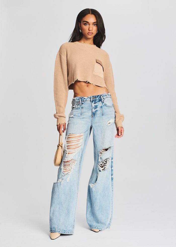Mid Cropped Devin Sweater