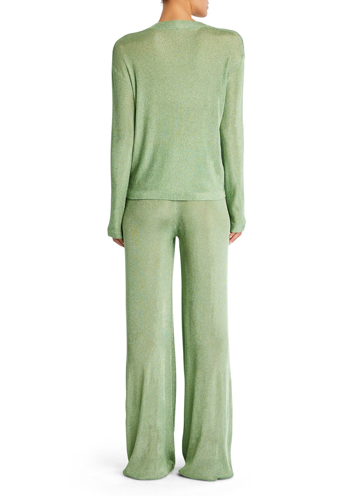Hana Metallic Knit Top