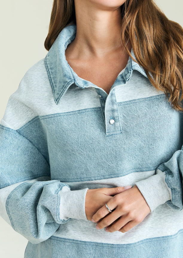 Cher Denim Top view 2