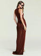 Henne Metallic Knit Maxi Dress thumbnail image 4 of 5
