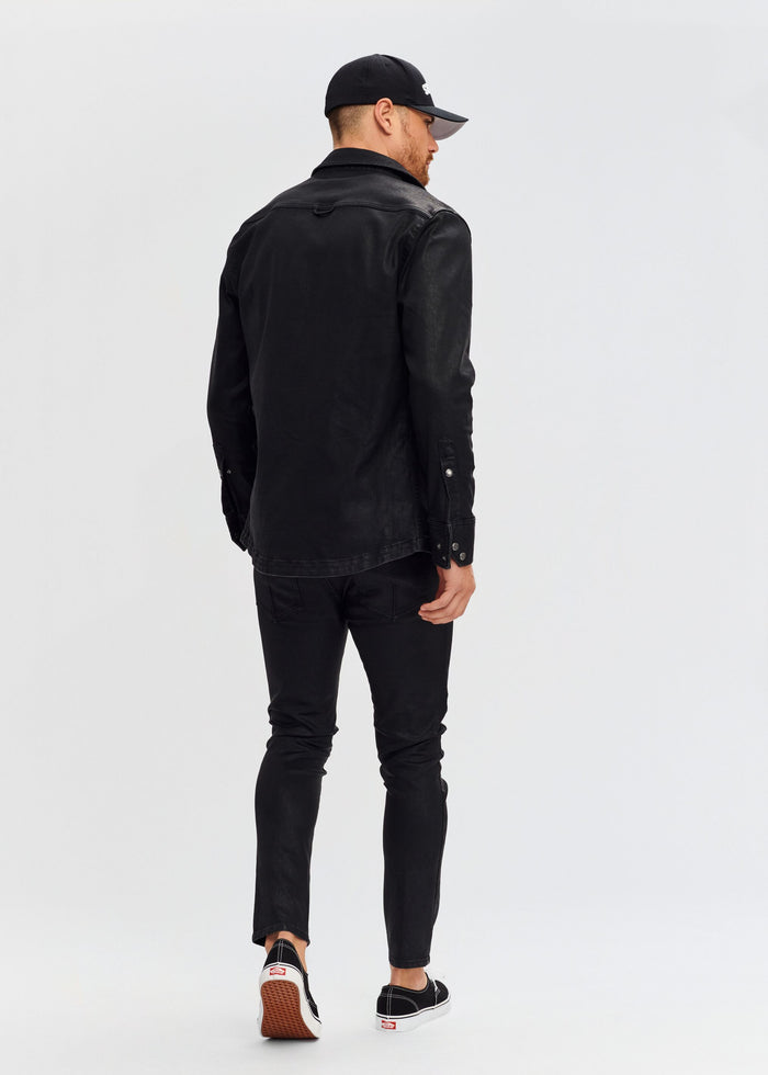 Marcus Coated Denim Shirt