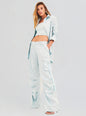 Lai Satin Cargo Pant