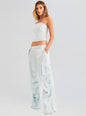Lai Satin Cargo Pant