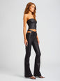 Hillary Coated Denim Top