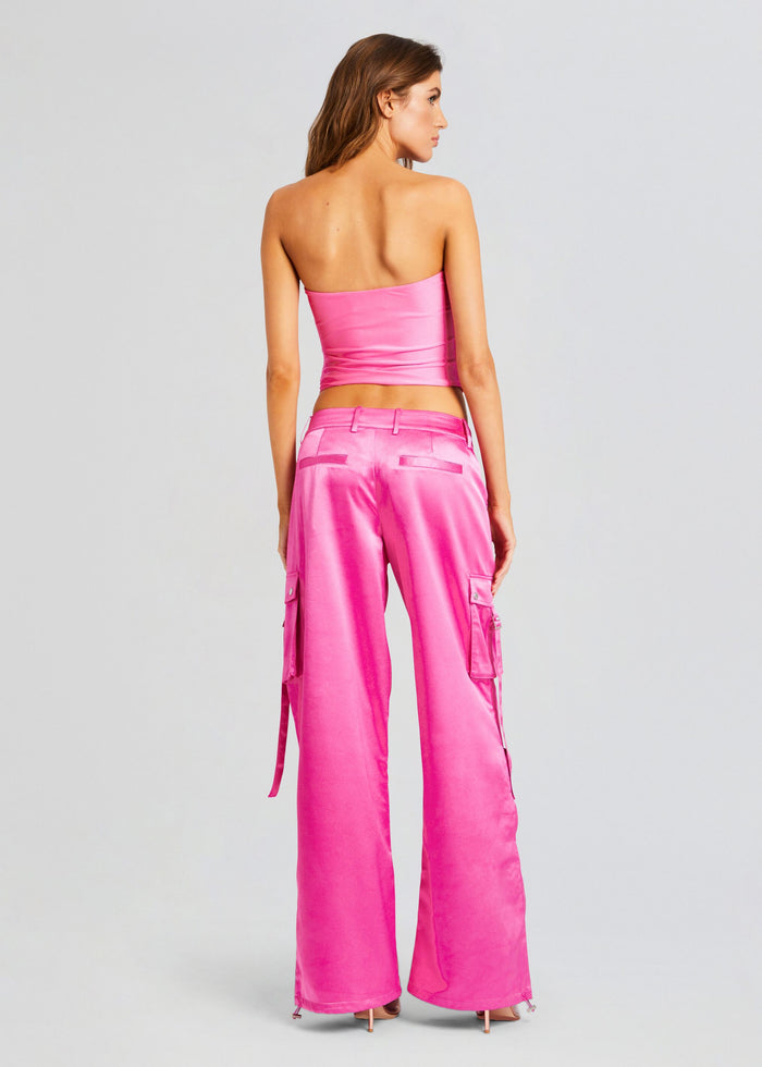 Lai Satin Cargo Pant