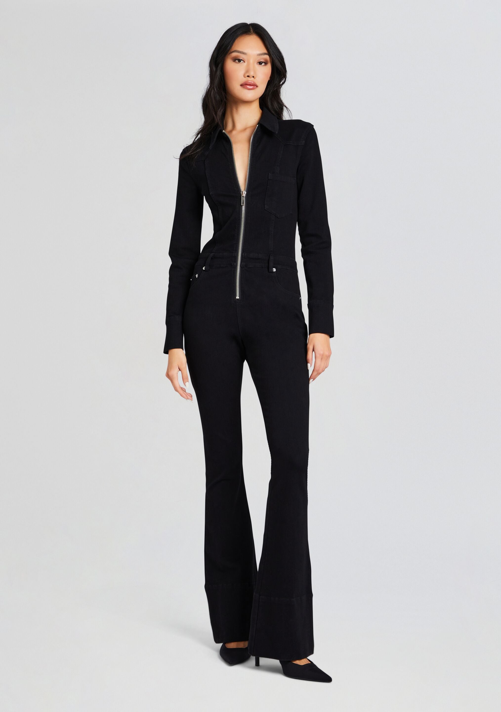 Deedee Denim Jumpsuit – SEROYA NYC