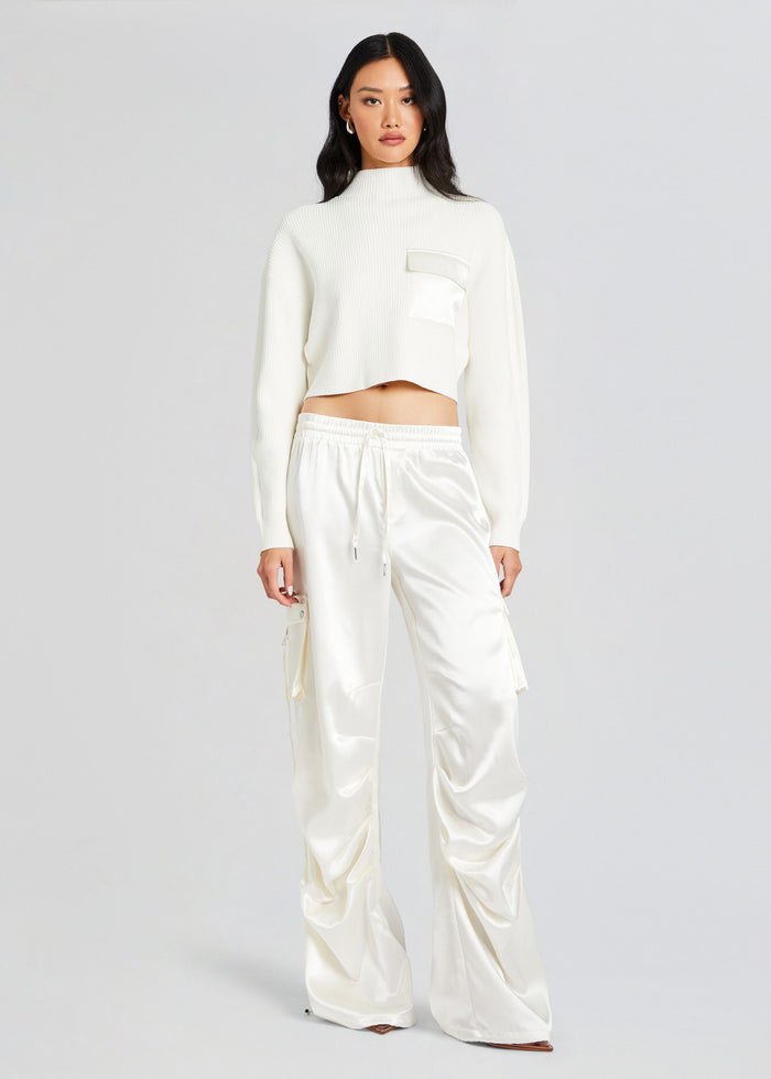 Donna Mid Cropped Sweater