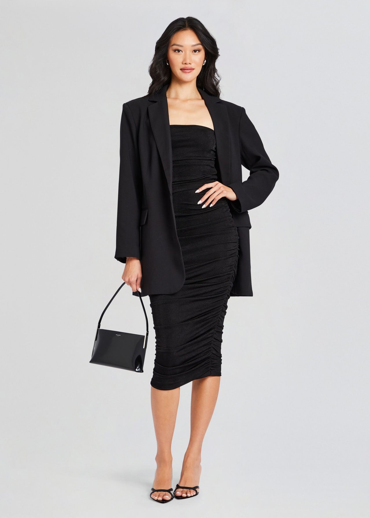 Martha Strapless Midi Dress SEROYA Martha Strapless Midi Dress SEROYA