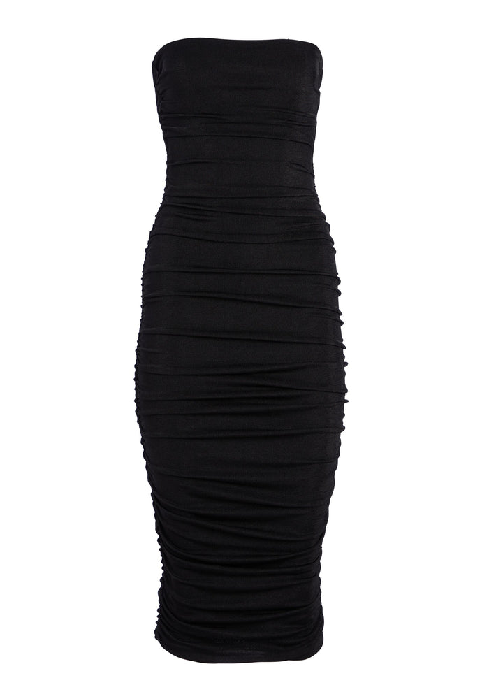 Martha Strapless Midi Dress