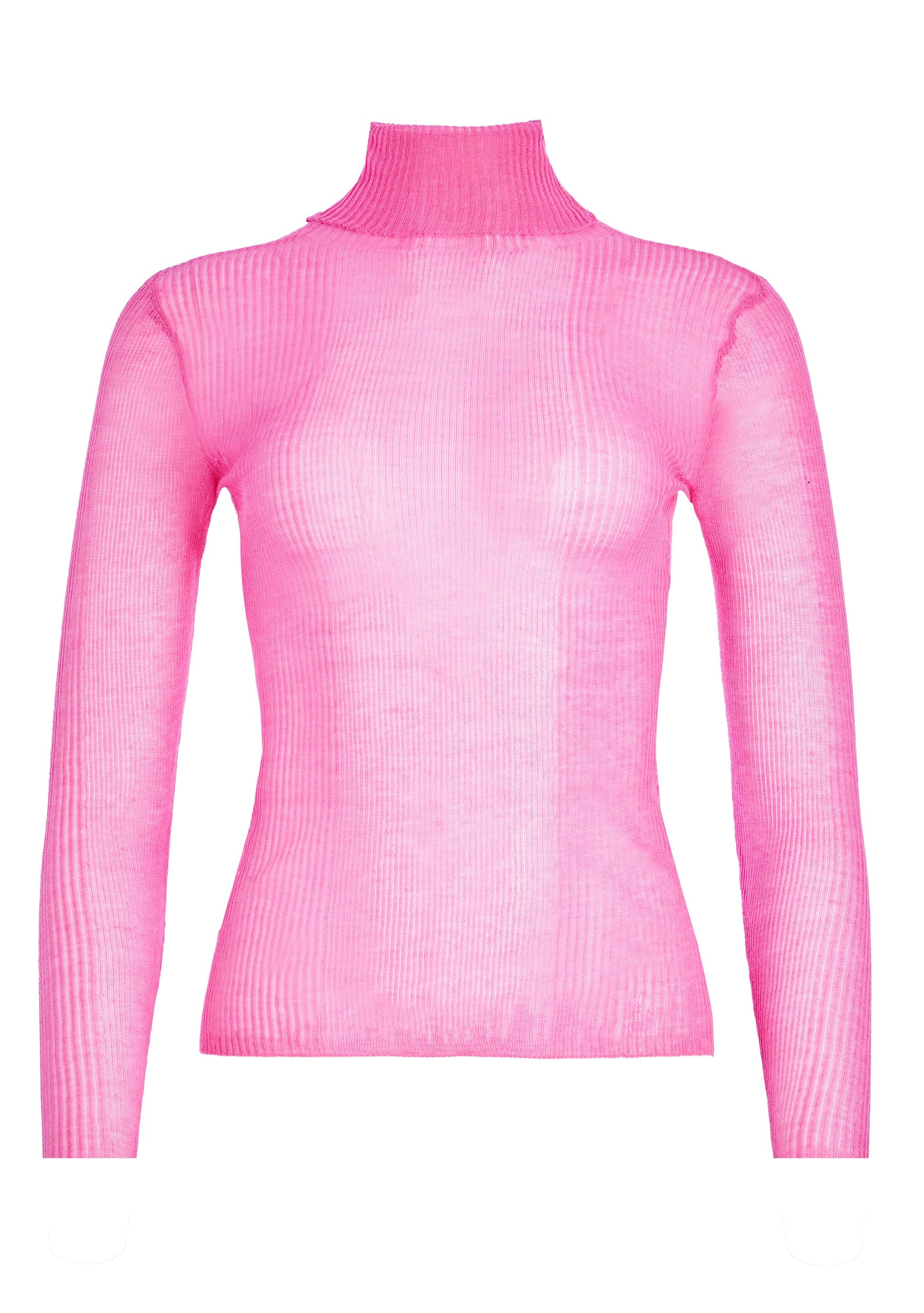 Mother of Pearl Inga Oversized High Neck Ruffled Multi Knit