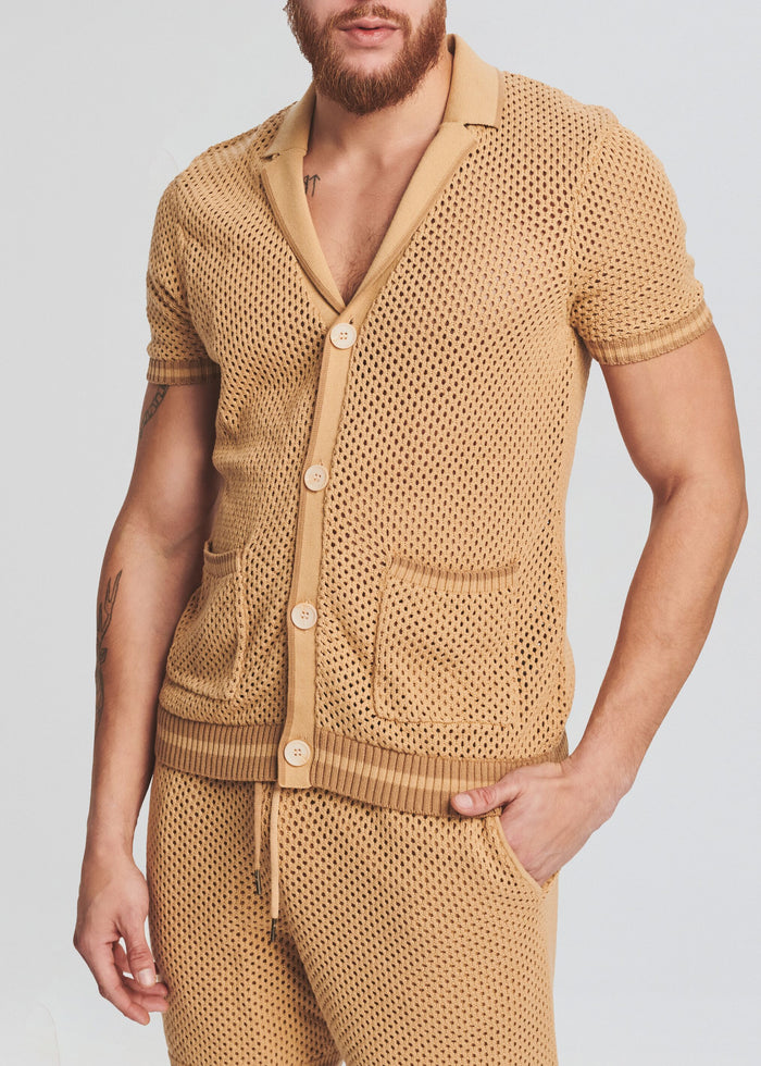 Michael Crochet Cardigan