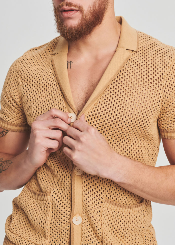 Michael Crochet Cardigan
