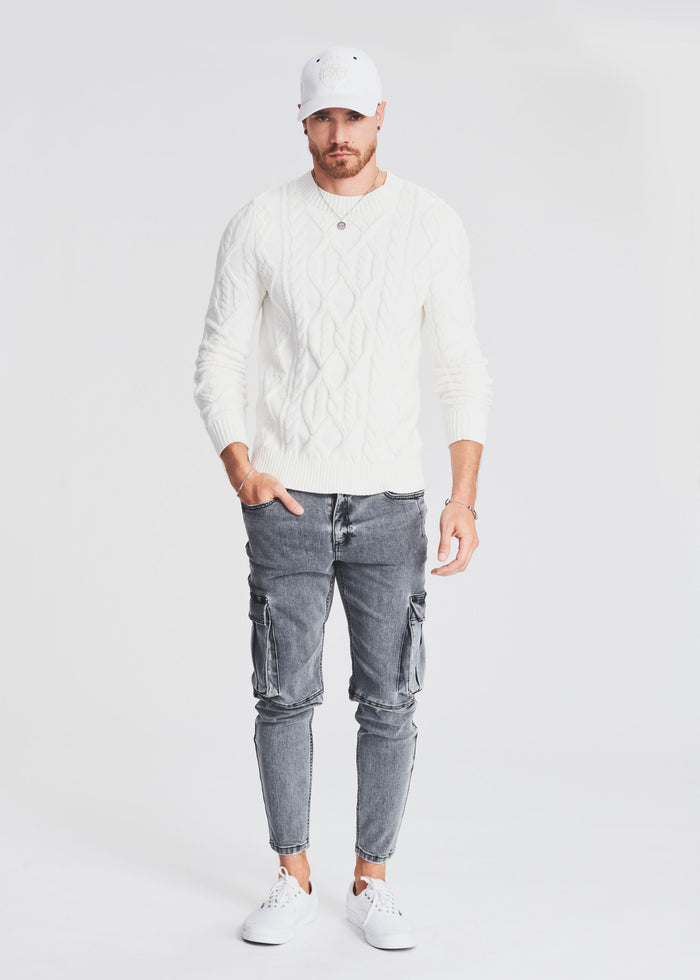 Liam Cable Knit Sweater